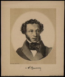А. Пушкин. По гравюре Райта 1837 года