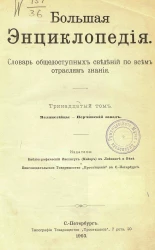 Большая энциклопедия. Словарь общедоступных сведений по всем отраслям знания. Том 13
